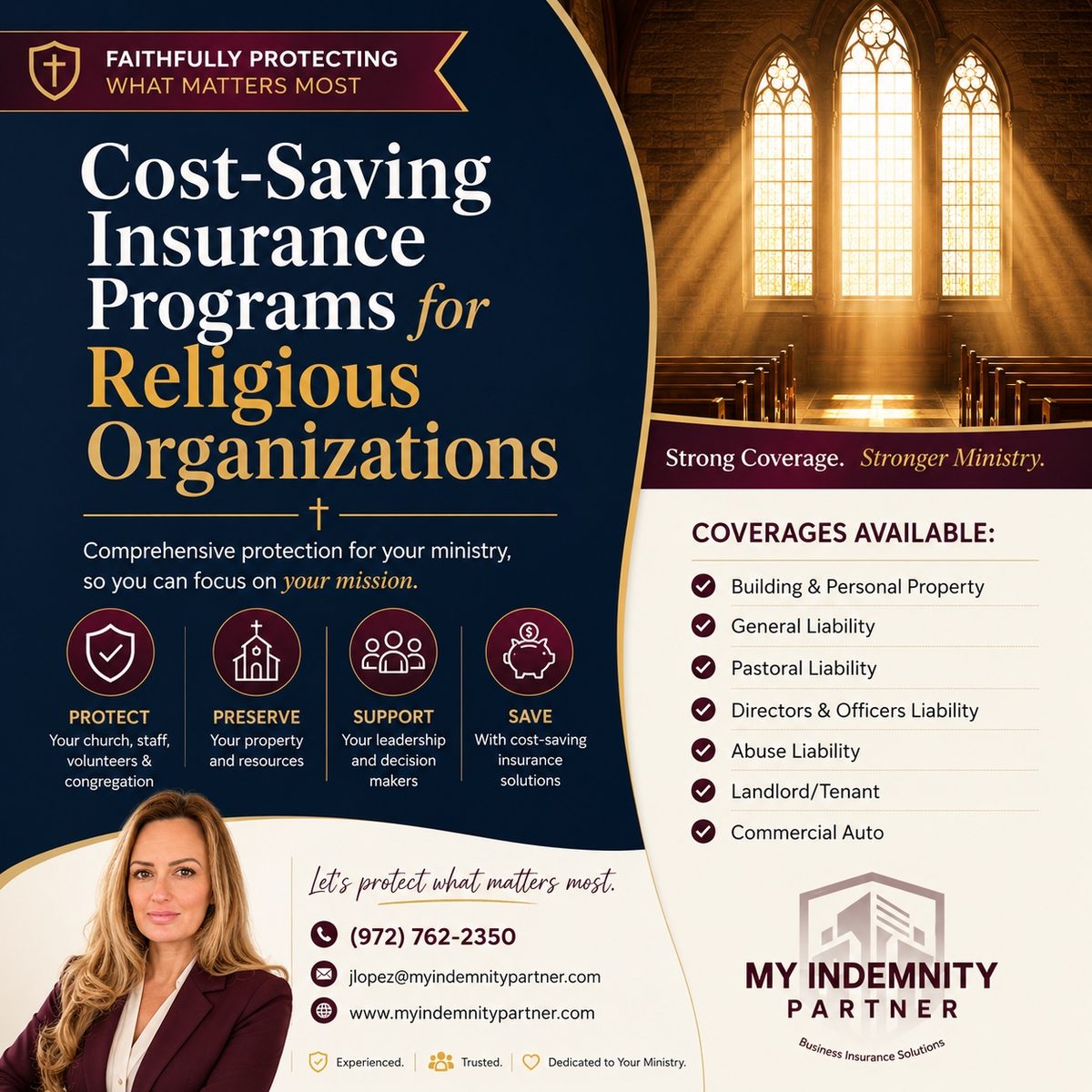 Church & Religious Organization Insurance